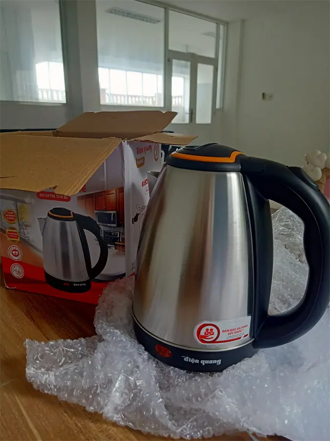 Khách hàng review Bình đun siêu tốc Điện Quang 1.5 lít ĐQ EKT09 1515 B KW 1