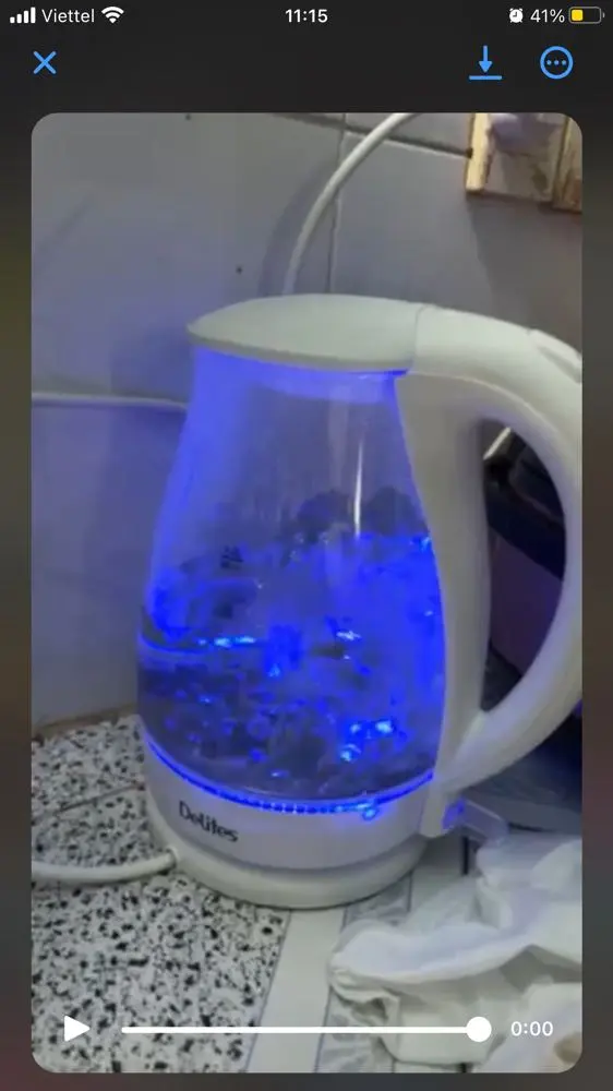Khách hàng review Bình đun siêu tốc Delites 1.8 lít ST18G02 2