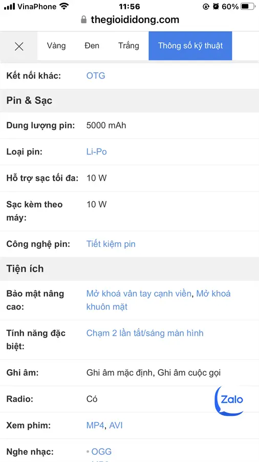 Khách hàng review Điện thoại Tecno Spark Go 2024 3GB/64GB 3