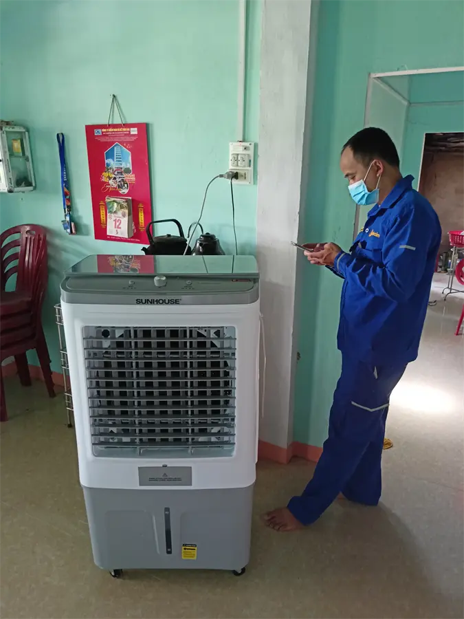 Khách hàng review Quạt điều hòa Sunhouse SHD7757 170W 1