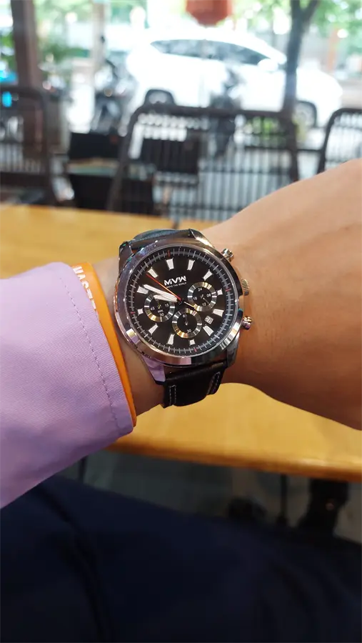 Khách hàng review Đồng hồ MVW 44 mm Nam ML045-01 2