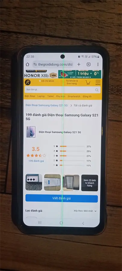 Khách hàng review Điện thoại Samsung Galaxy S21 5G 4