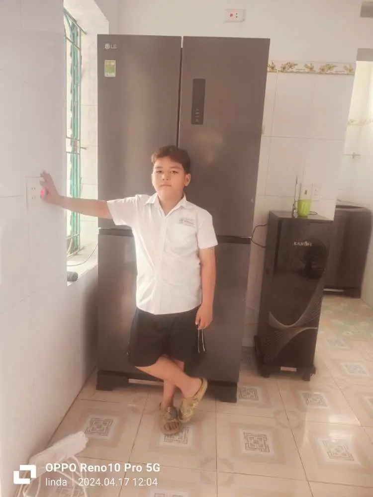 Khách hàng review Tủ lạnh LG Inverter 470 lít Multi Door GR-B50BL 2