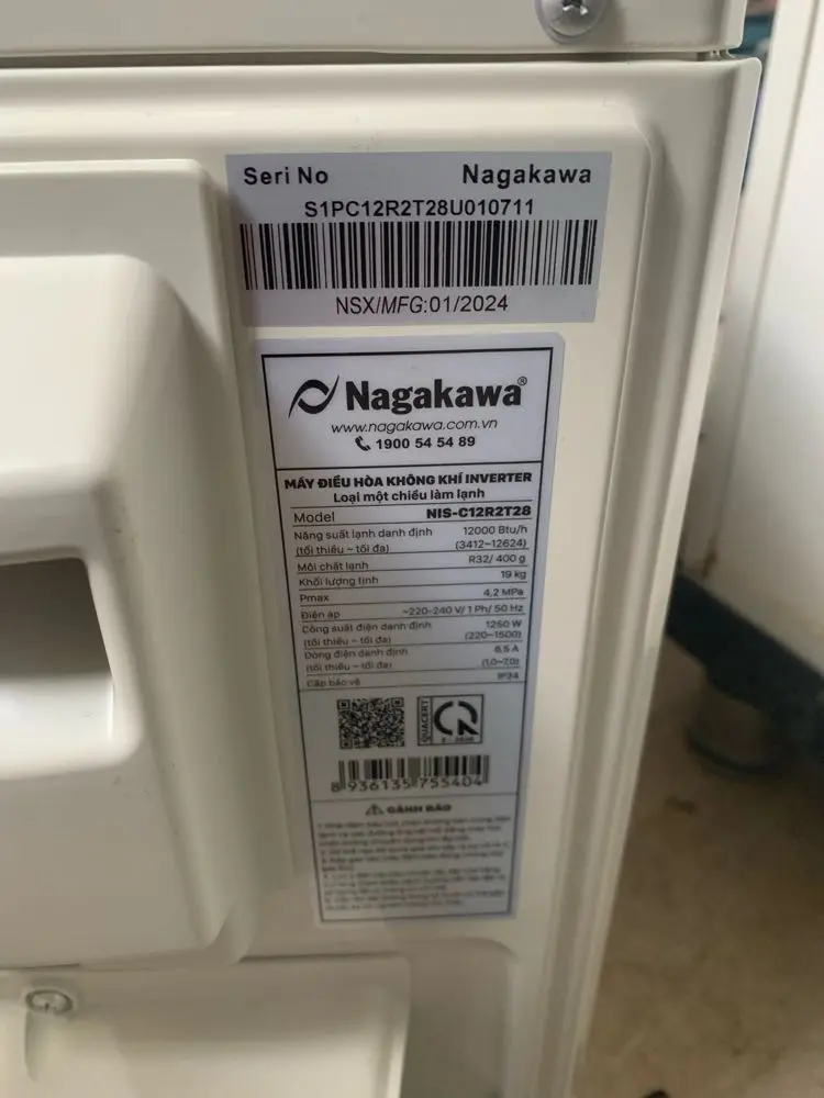 Khách hàng review Máy lạnh Nagakawa Inverter 1.5 HP NIS-C12R2T28 7