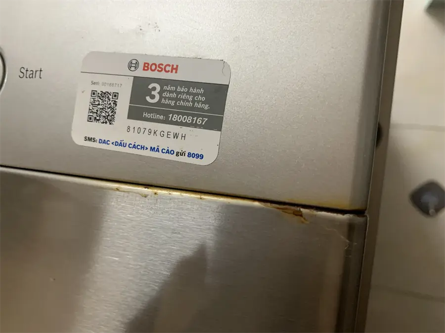 Khách hàng review Máy rửa chén độc lập Bosch SMS4EKI06E 6