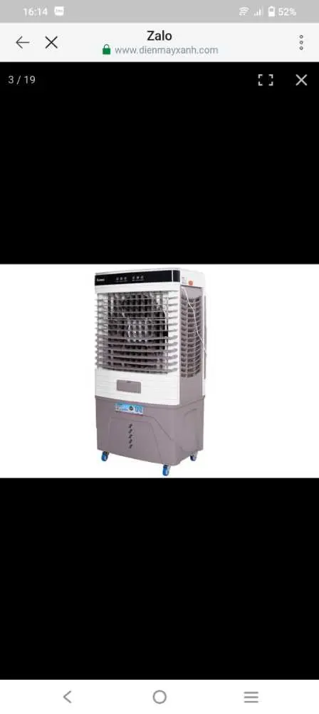 Khách hàng review Quạt điều hòa Rapido 9000D 200W 2