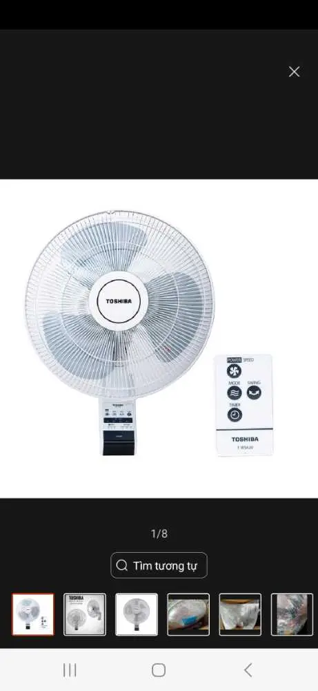 Khách hàng review Quạt treo tường Toshiba 3 cánh F-WSA20(H)VN 55W 4