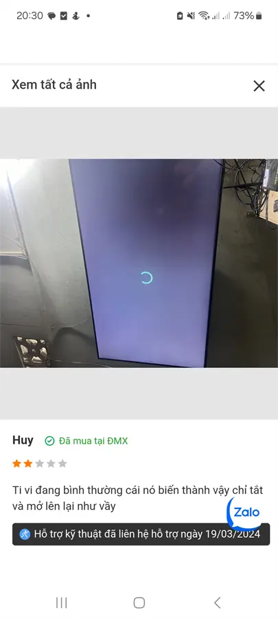 Khách hàng review Smart Tivi Crystal UHD Samsung 4K 55 inch UA55CU8000 3
