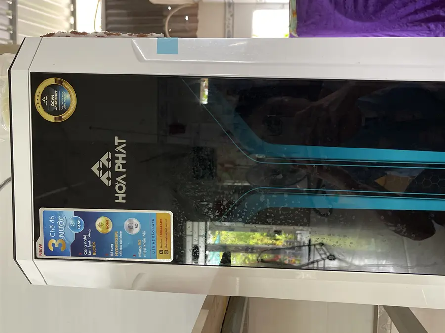 Khách hàng review Máy lọc nước RO nóng nguội lạnh Hydrogen Hòa Phát HWBS3A 1021 10 lõi 6