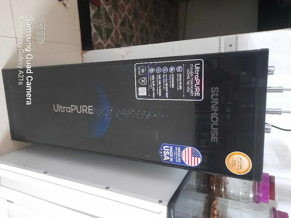 Khách hàng review Máy lọc nước RO nóng nguội lạnh Hydrogen Sunhouse UltraPURE SHA76622KL 10 lõi 9