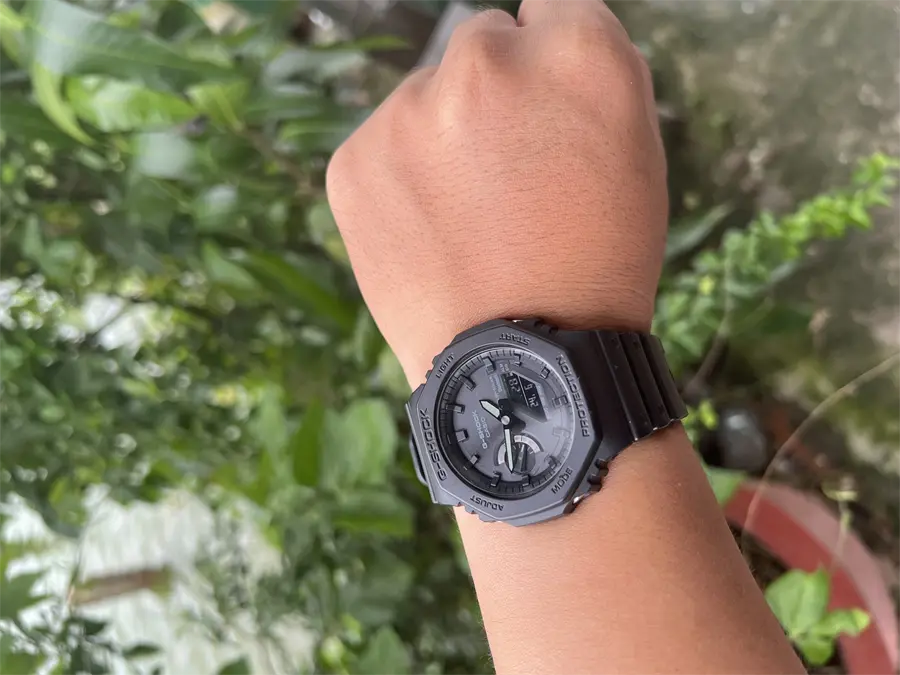 Khách hàng review Đồng hồ G-SHOCK 2100 45.4 mm Nam GA-B2100-1A1DR 2