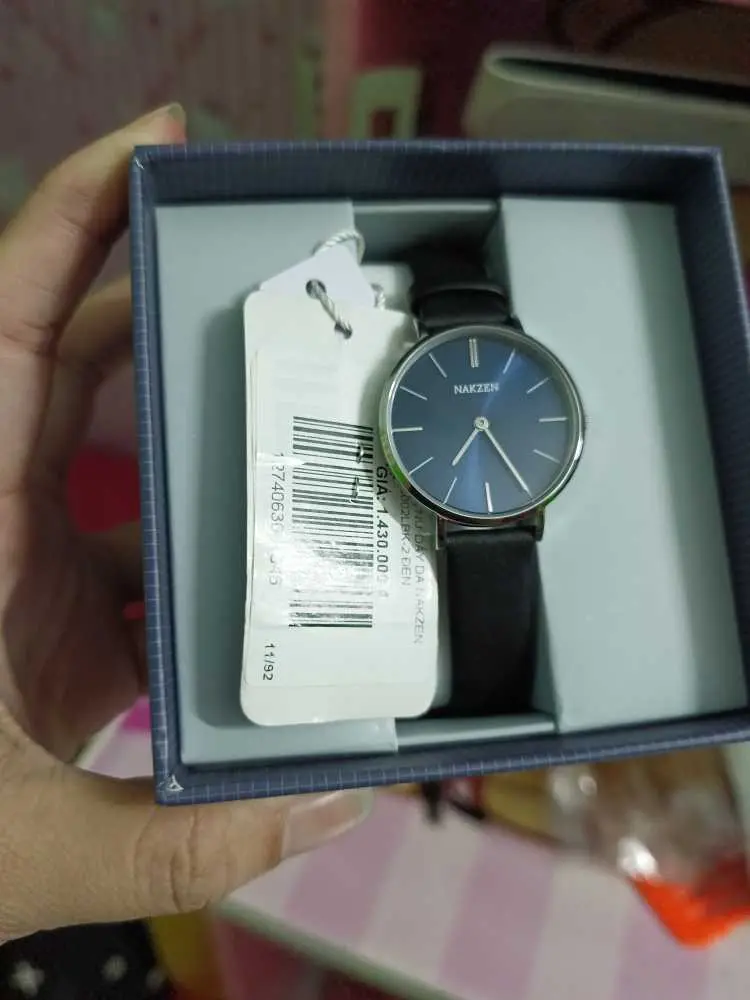 Khách hàng review Đồng hồ Nakzen 32 mm Nữ SL9002LBK-2 2