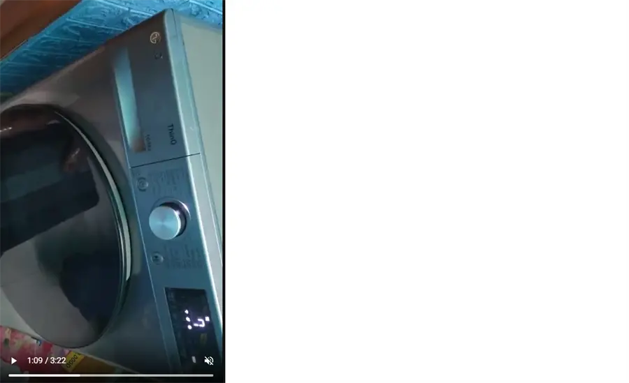 Khách hàng review Máy giặt sấy LG AI DD Inverter giặt 10 kg - sấy 6 kg FV1410D4P 1