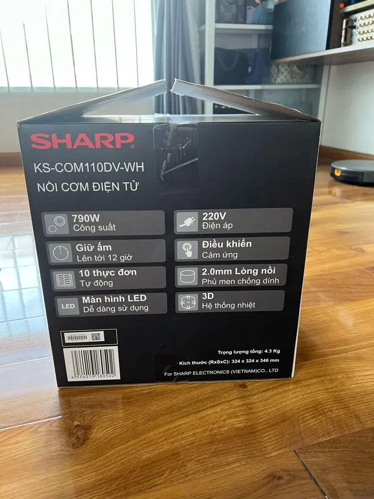 Khách hàng review Nồi cơm điện tử Sharp 1.1 lít KS-COM110DV-WH 1