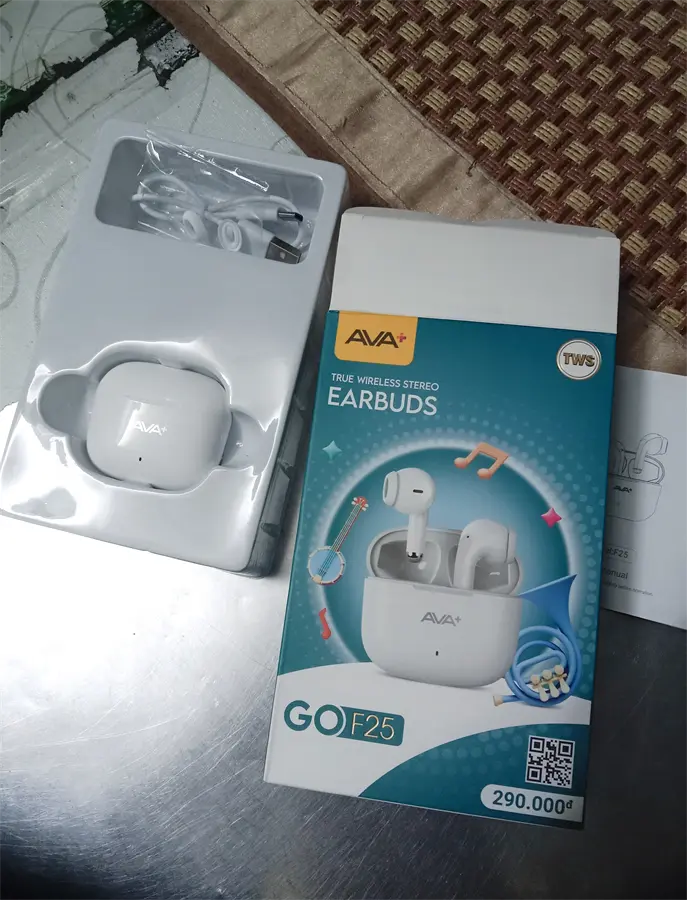 Khách hàng review Tai nghe Bluetooth True Wireless AVA  Go F25 3
