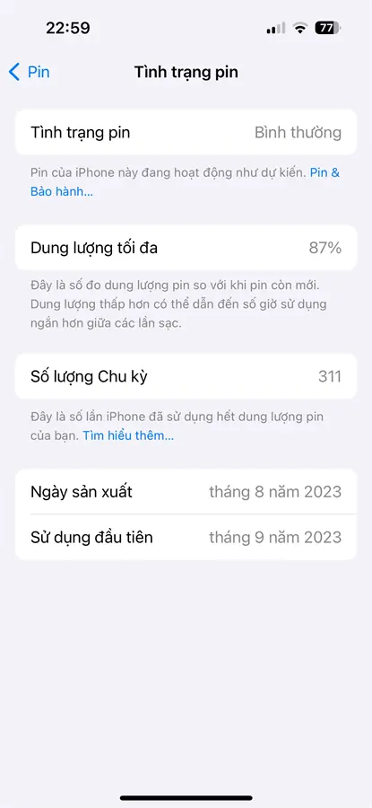 Khách hàng review Điện thoại iPhone 15 128GB 34