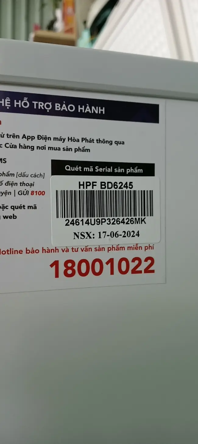Khách hàng review Tủ đông Hòa Phát 245 Lít HPF BD6245 1