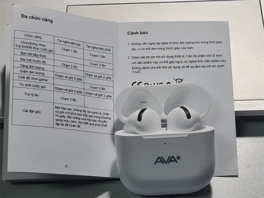 Khách hàng review Tai nghe Bluetooth True Wireless AVA  Buds Life Air 3 10