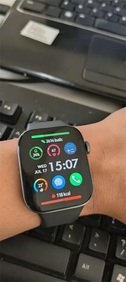 Khách hàng review Huawei Watch Fit 3 43.2mm dây silicone 7