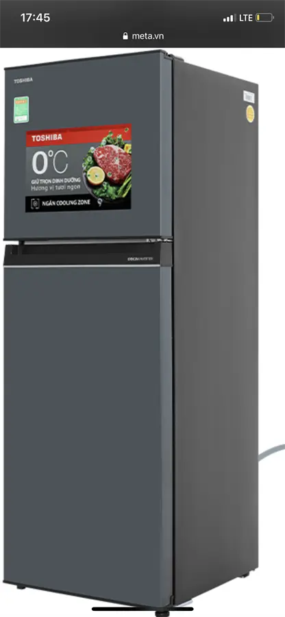 Khách hàng review Tủ lạnh Toshiba Inverter 233 lít GR-RT303WE-PMV(52) 3
