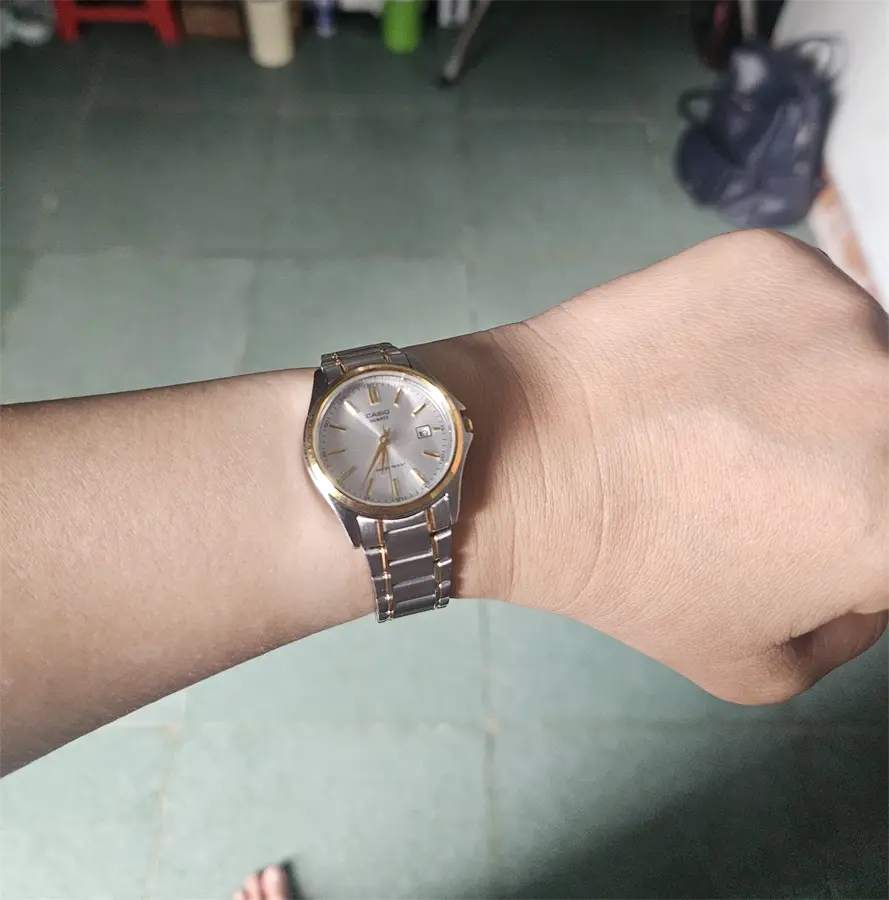 Khách hàng review Đồng hồ CASIO Timeless 25 mm Nữ LTP-1183G-7ADF 1