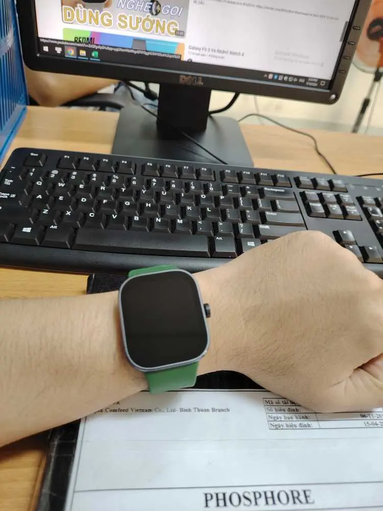 Khách hàng review Xiaomi Redmi Watch 4 47.5mm dây silicone 9