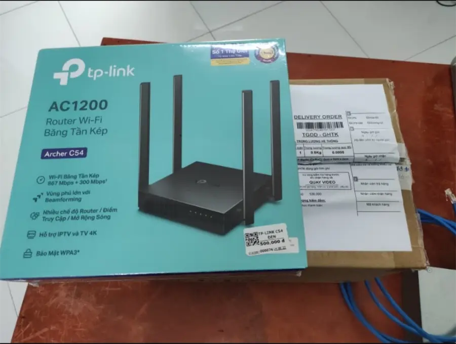 Khách hàng review Router Wifi băng tần kép Chuẩn AC1200 Tenda AC10 Gigabit 1