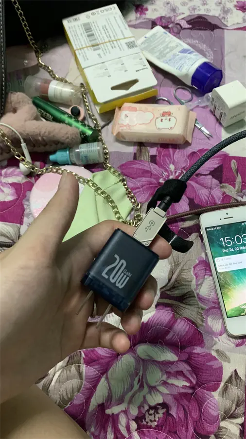 Khách hàng review Cáp sạc nhanh Type-C - Lightning 20W 2m Baseus Unbreakable CB000049 3