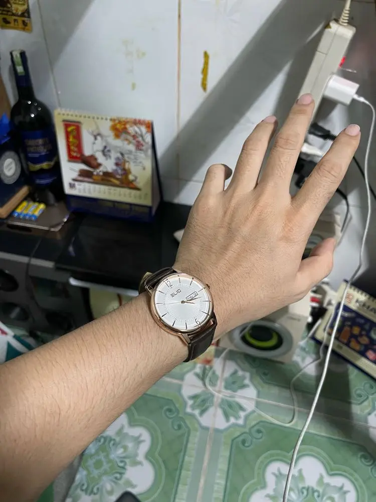 Khách hàng review Đồng hồ ELIO 40 mm Nam EL107-02 1