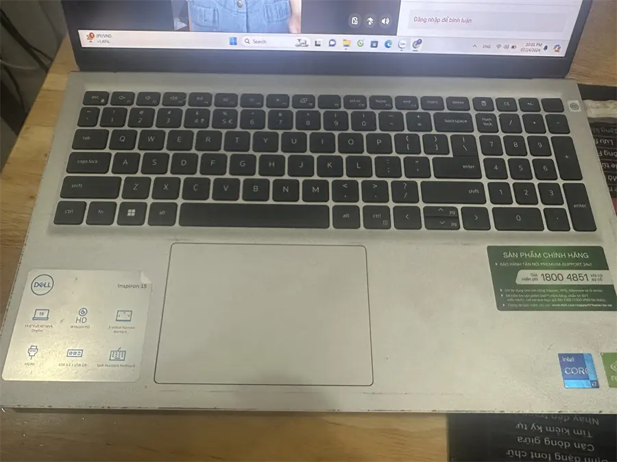 Khách hàng review Laptop Dell Inspiron 15 3530 i7 1355U/16GB/512GB/2GB MX550/OfficeHS/Win11 (N3530I716W1) 1