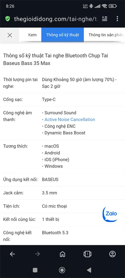 Khách hàng review Tai nghe Bluetooth Chụp Tai Baseus Bass 35 Max 2