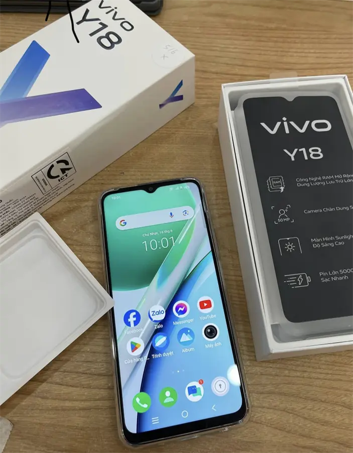 Khách hàng review Điện thoại vivo Y18 8GB/128GB 4