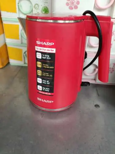 Khách hàng review Bình đun siêu tốc Sharp 1 lít EKJ-10DVPS-RD 4