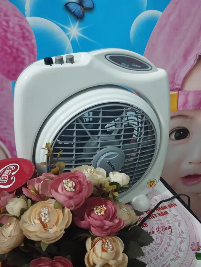 Khách hàng review Quạt hộp Senko 5 cánh BD230 28W 2