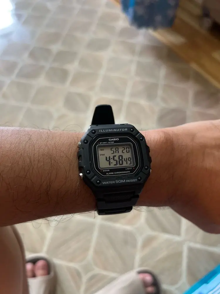 Khách hàng review Đồng hồ CASIO Timeless 43 mm Nam W-218H-1AVDF 2