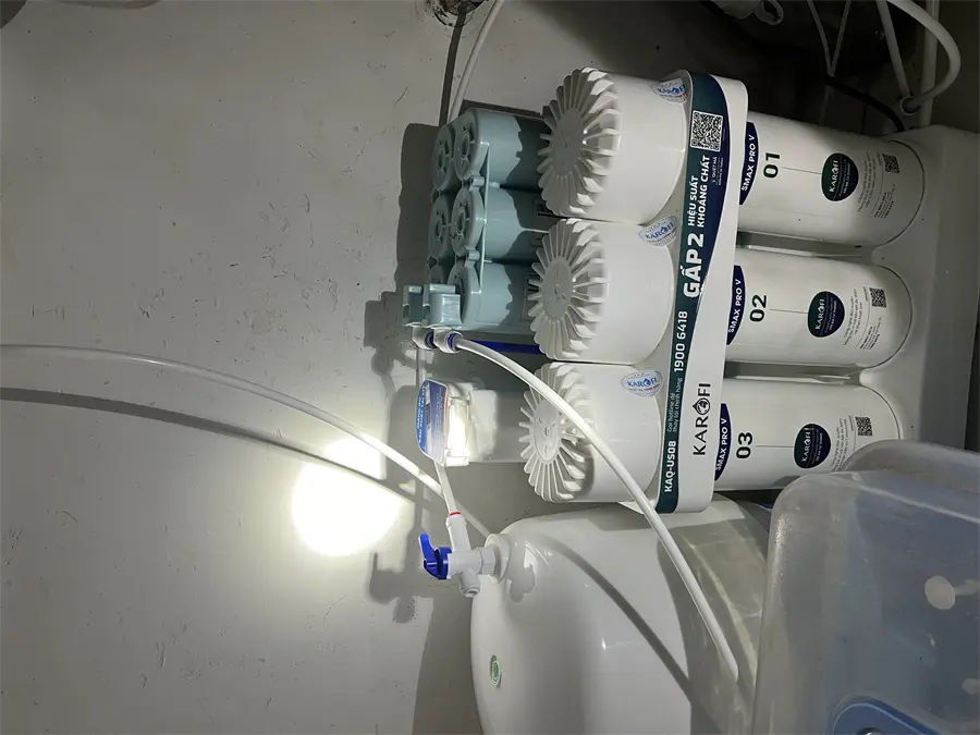 Khách hàng review Máy lọc nước RO Karofi KAQ-US08 10 lõi 1