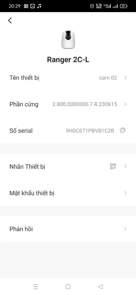 Khách hàng review Camera IP 360 Độ 2MP IMOU Ranger 2C TA22CP 1