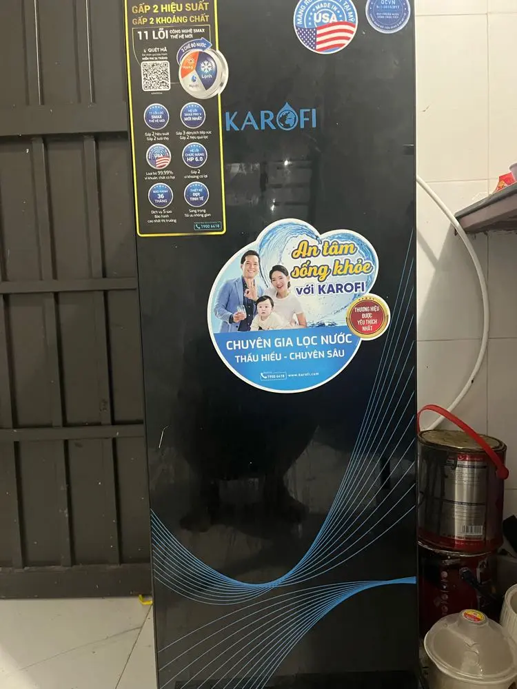 Khách hàng review Máy lọc nước RO nóng nguội lạnh Karofi KAD-X56 11 lõi 3