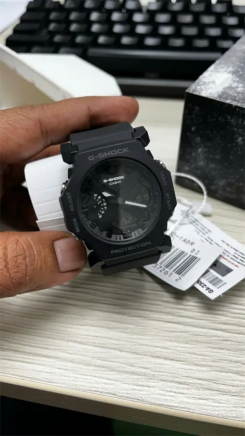 Khách hàng review Đồng hồ G-Shock 42.1 mm Nam GA-2300-1ADR 2