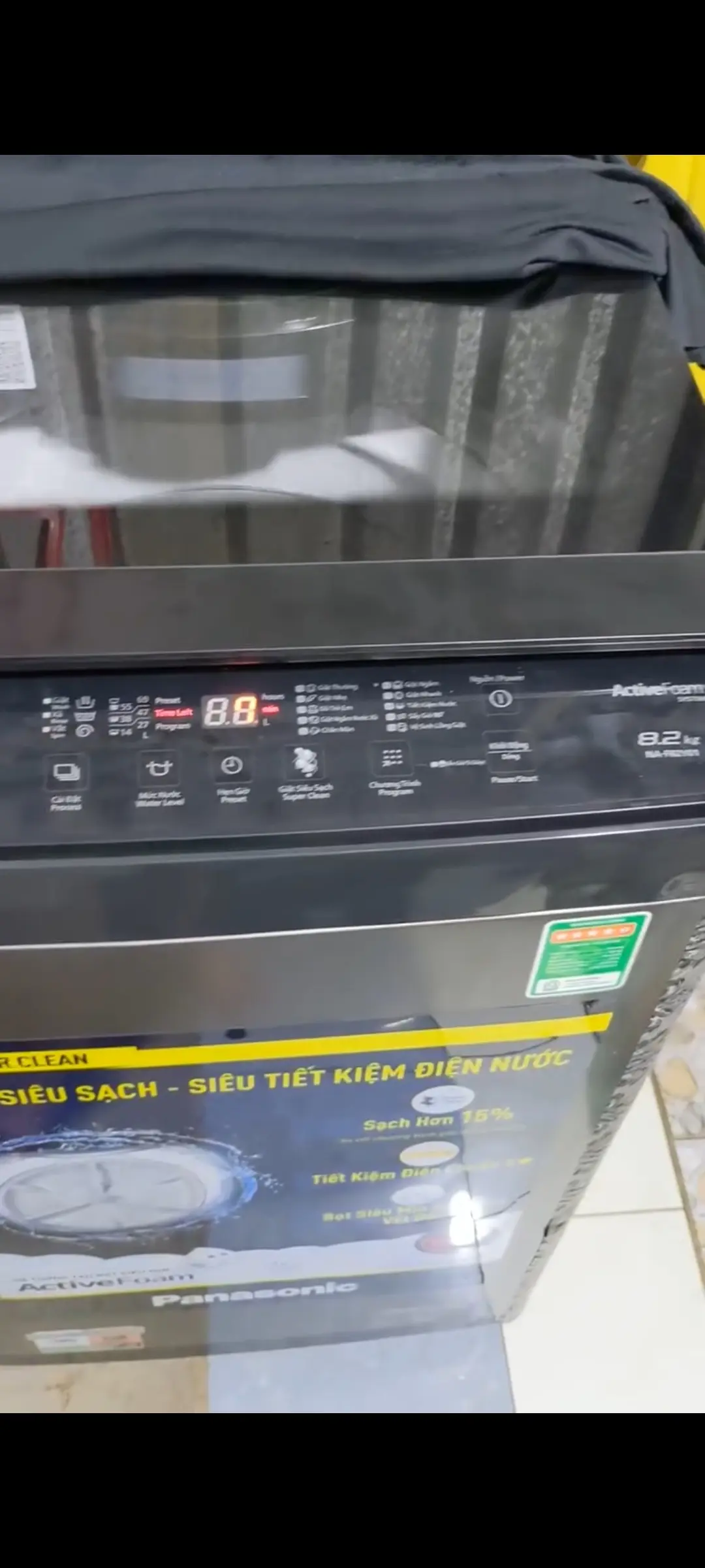 Khách hàng review Máy giặt Panasonic 8.2 kg NA-F82Y01DRV 32