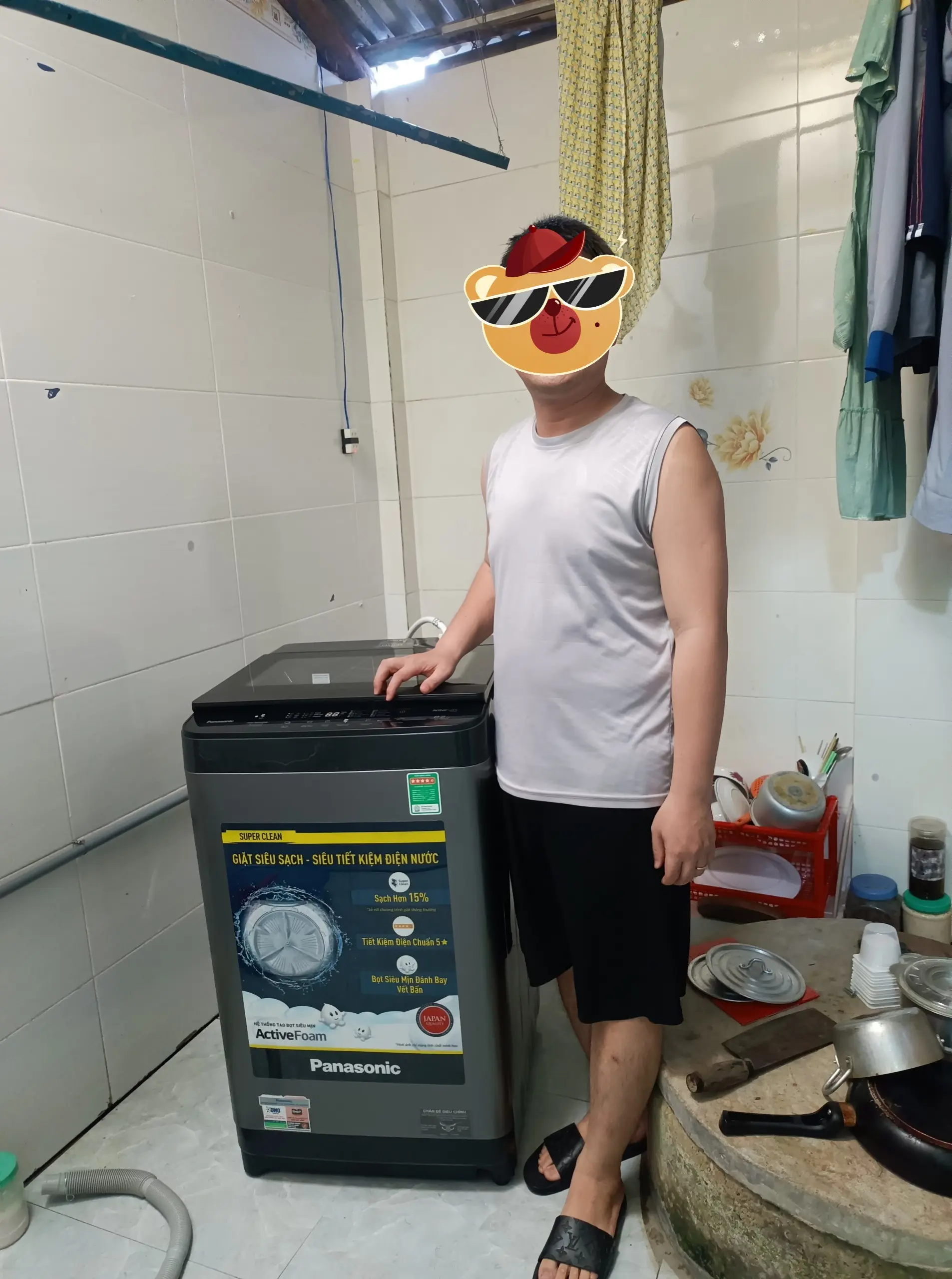 Khách hàng review Máy giặt Panasonic 8.2 kg NA-F82Y01DRV 39