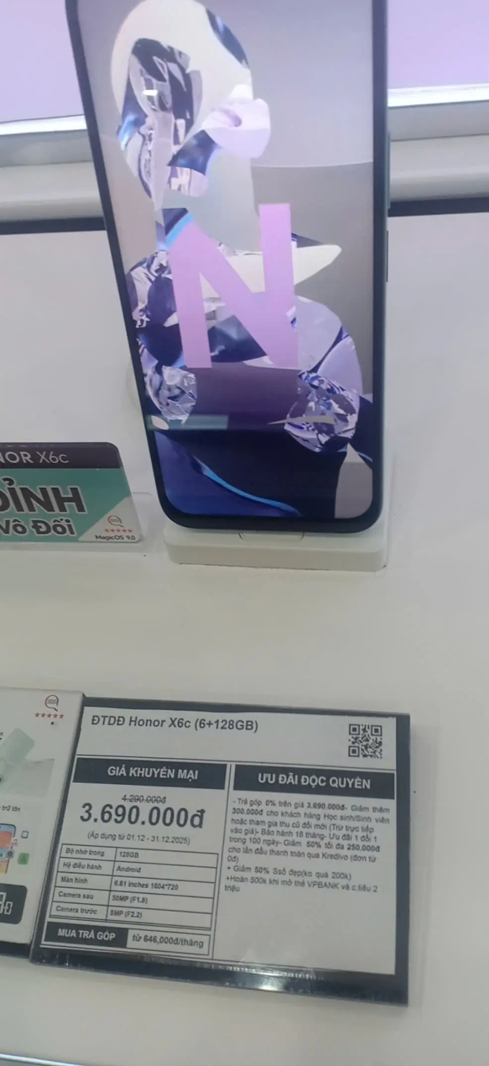 Khách hàng review Điện thoại HONOR X6c 6GB/128GB 2