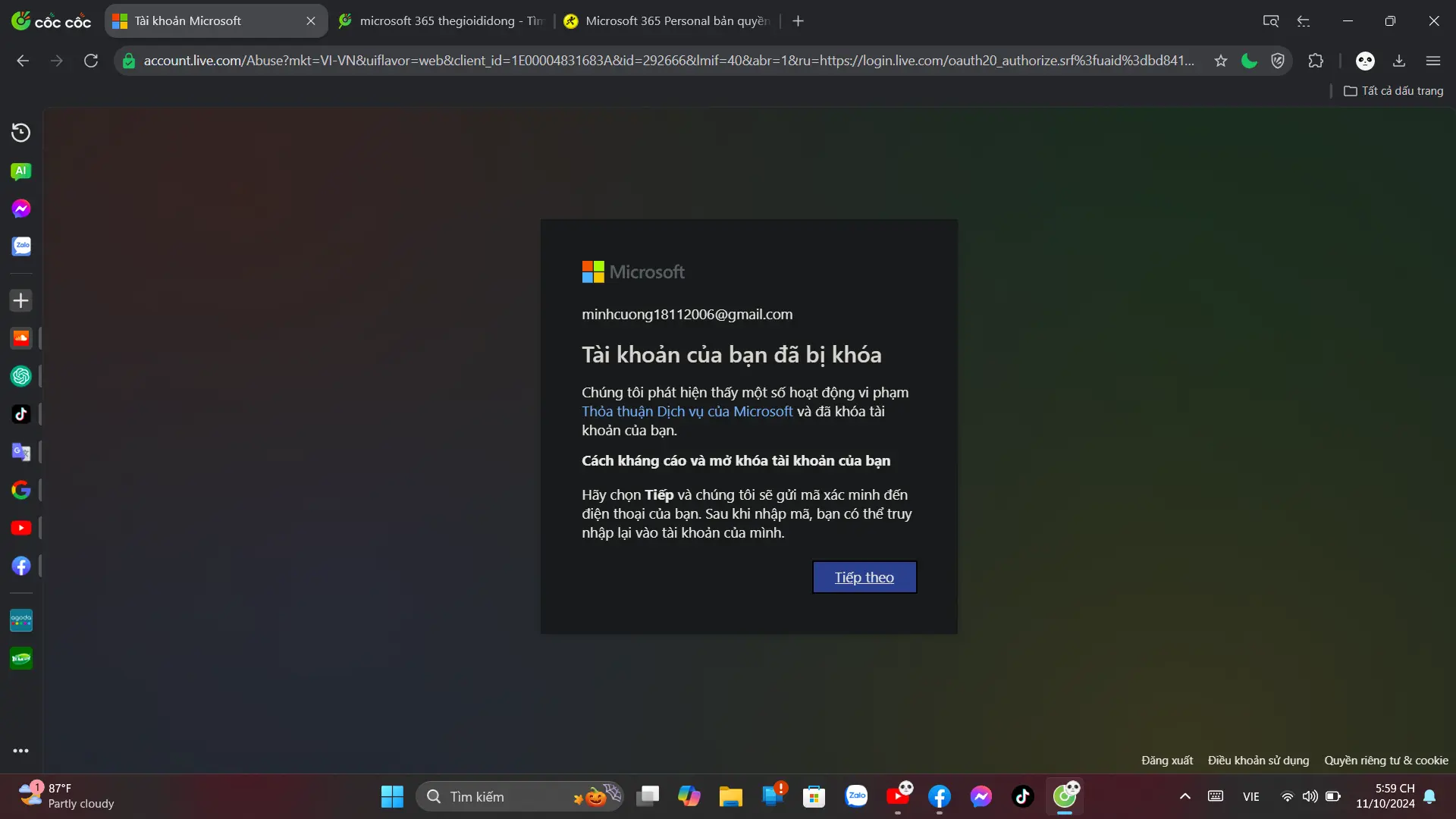 Khách hàng review Microsoft 365 Personal (Dành cho 1 người, 12 tháng, 1TB OneDrive/5 thiết bị/người) 5