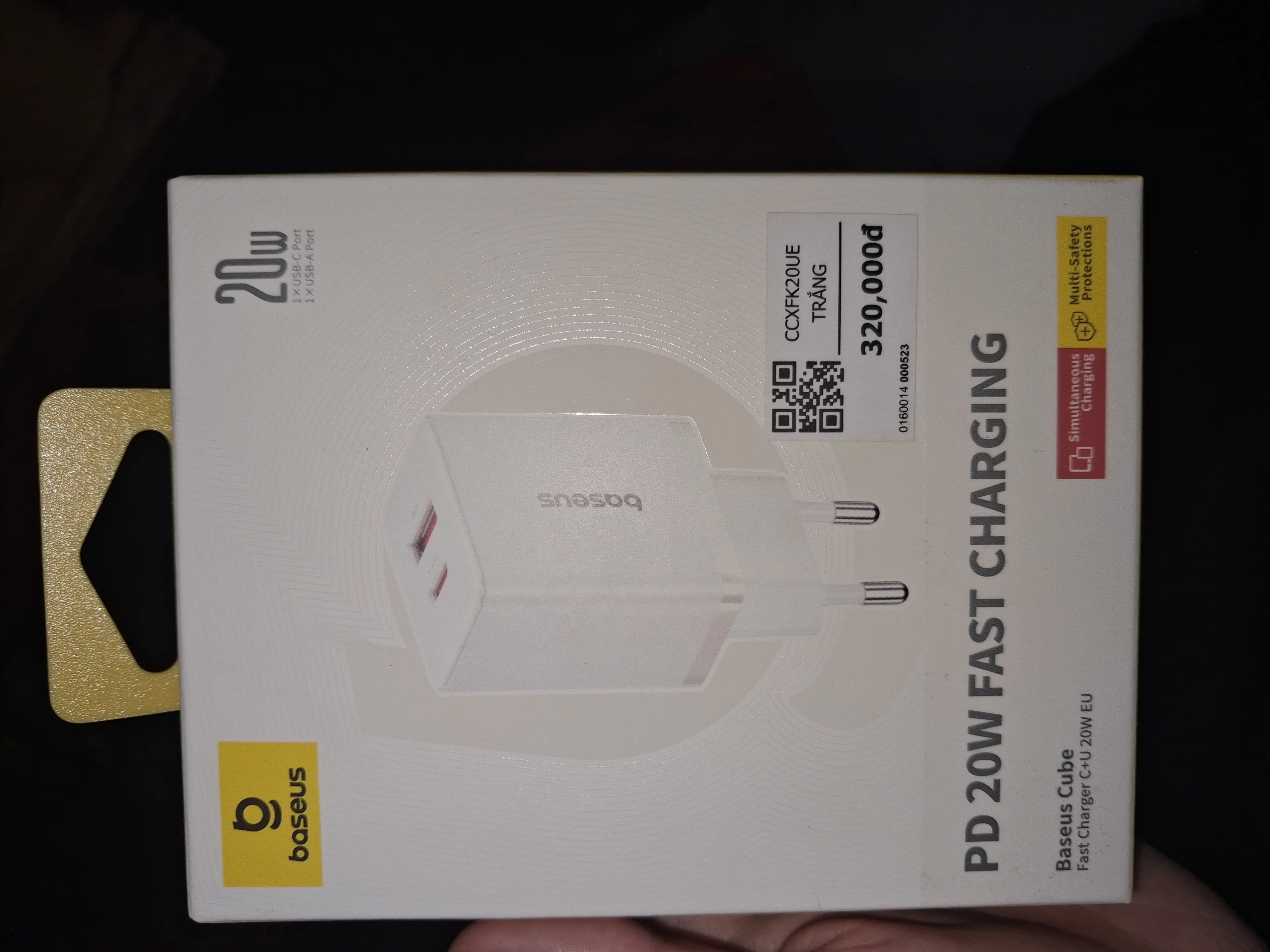 Khách hàng review Sạc nhanh 2 cổng USB Type-C QC3.0 PD 20W Baseus Cube CCXFK20UE 1