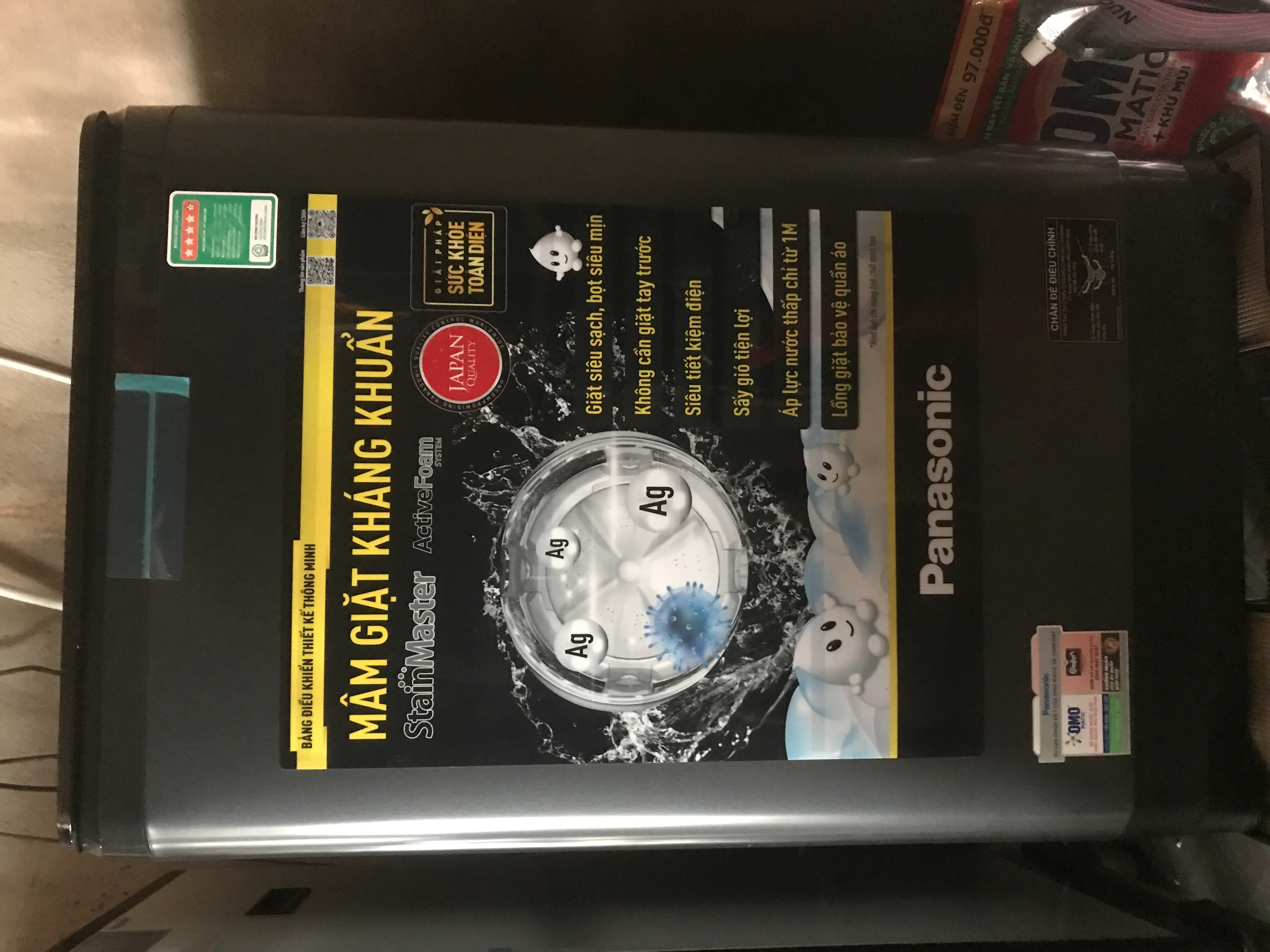 Khách hàng review Máy giặt Panasonic 10 Kg NA-F100A9BRV 10
