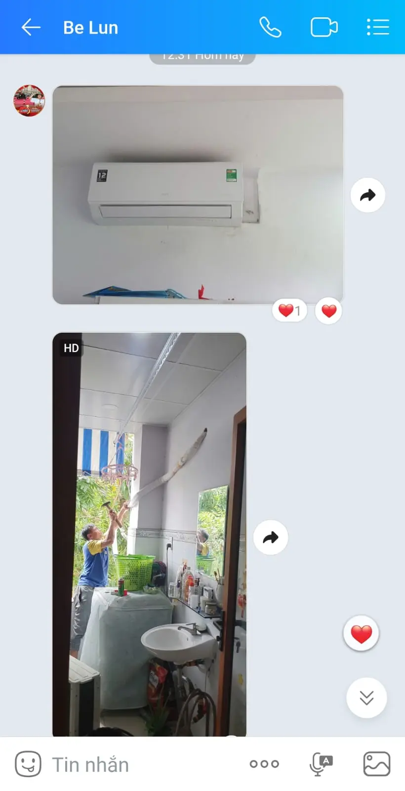 Khách hàng review Máy lạnh AUX Inverter 1 HP AW10CAA4DI-3VN 2
