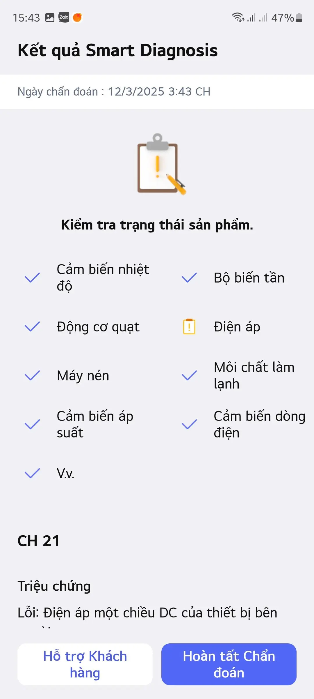 Khách hàng review Điều hòa LG Inverter 9200 BTU V10API1 2