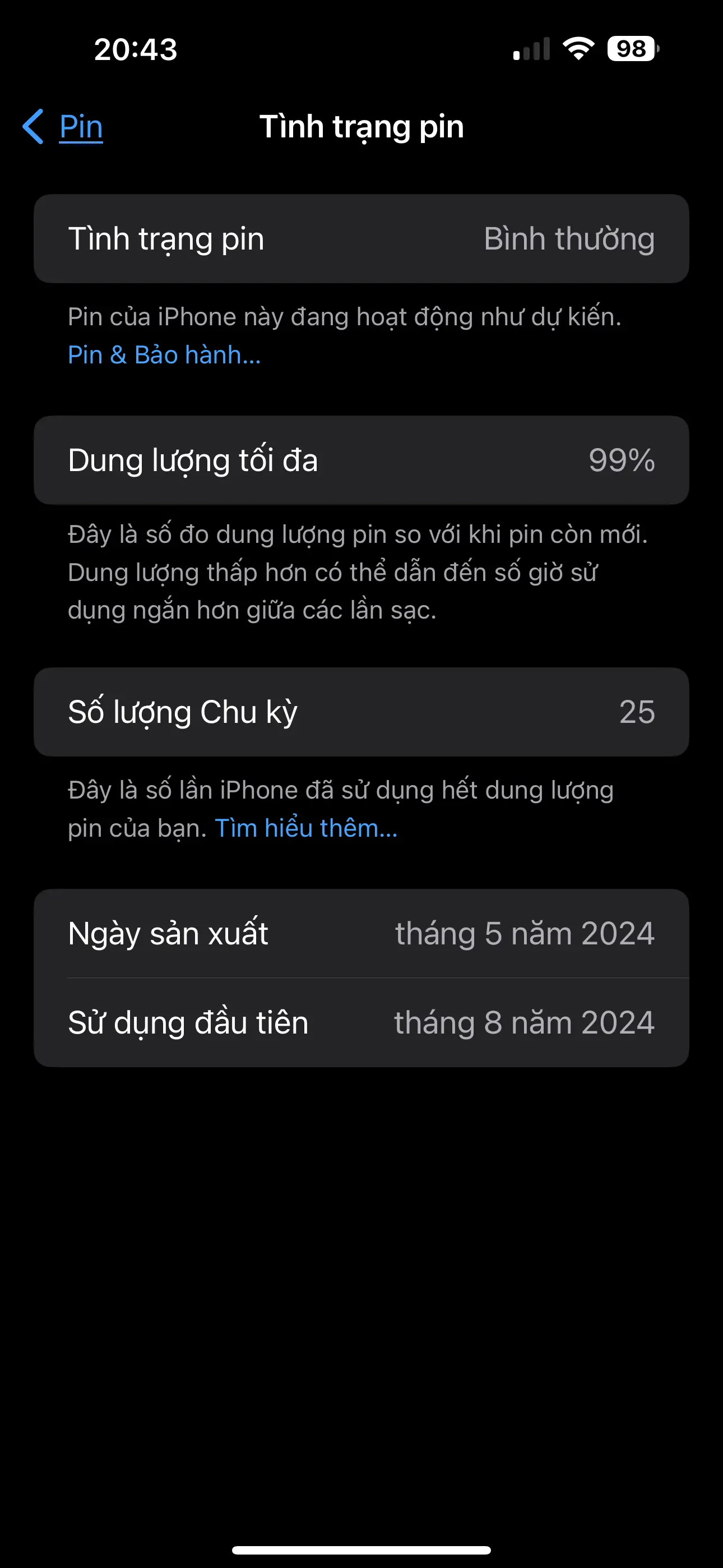 Khách hàng review Điện thoại iPhone 15 Pro Max 256GB 24