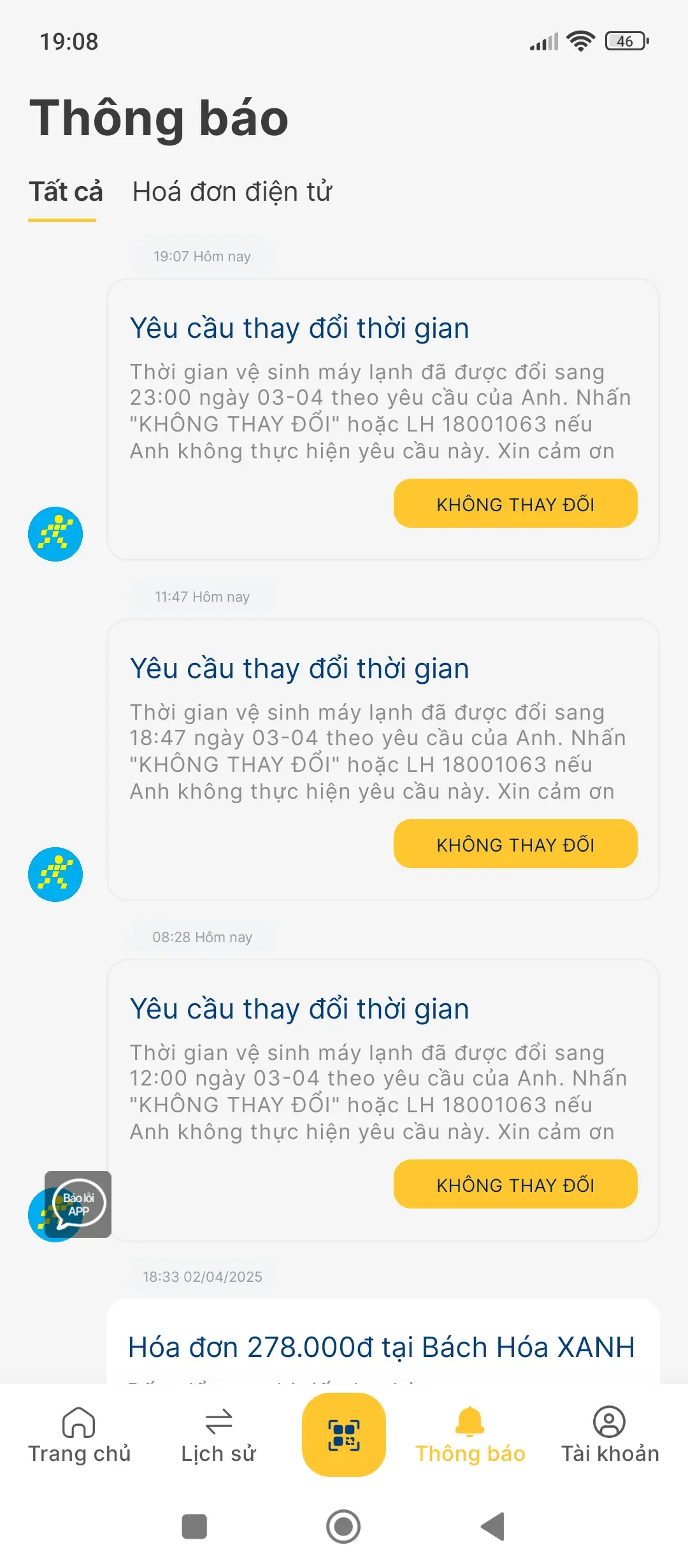 Khách hàng review Vệ Sinh Máy Lạnh Treo Tường 7