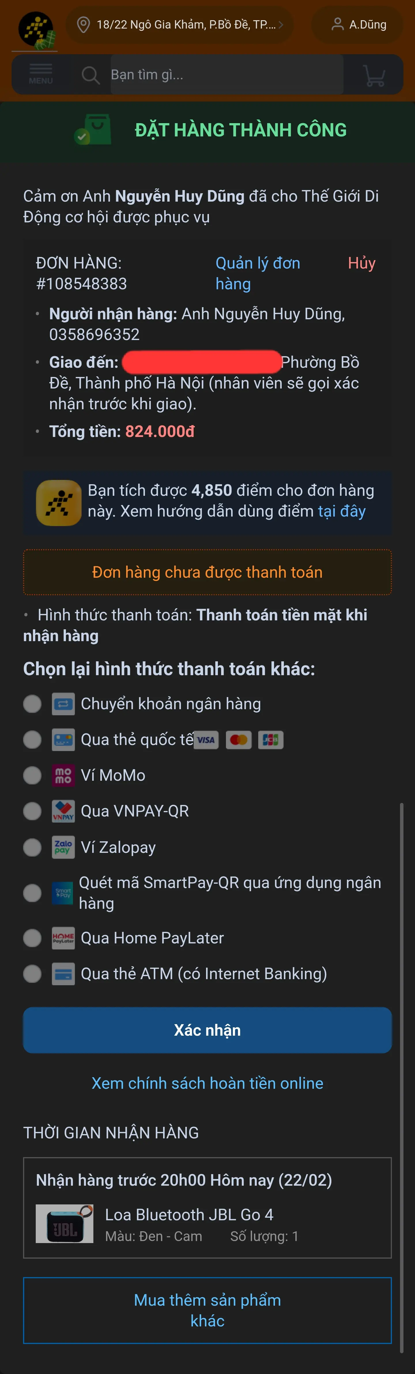 Khách hàng review Loa Bluetooth JBL Go 4 3